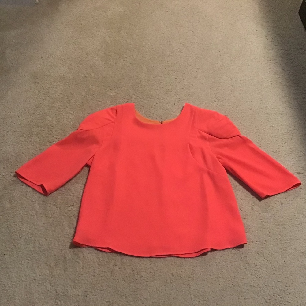 NWT Finders Keepers Pink Cutout Blouse Blokecore Party Boho Top Chic Sz Large